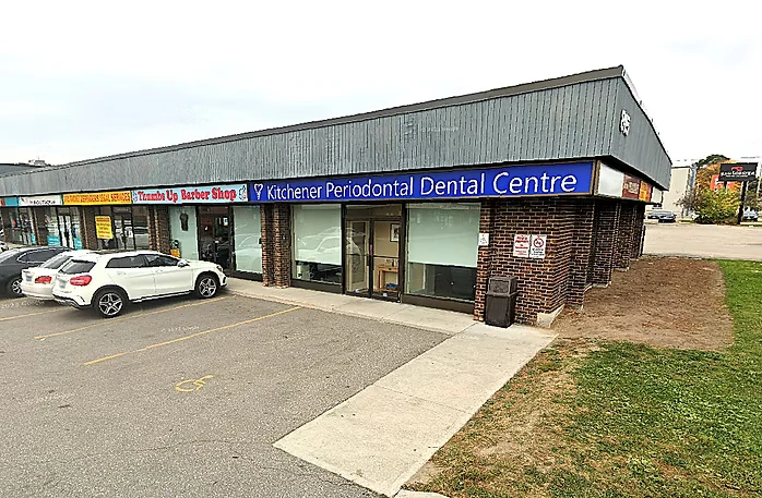 Kitchener plaza storefront converted from a dental office to a supermarket